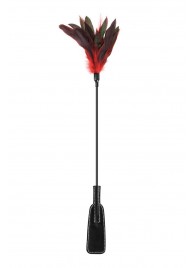 Стек-щекоталка Sweet Caress Feather Whip - 58 см. - Sweet Caress - купить с доставкой в Находке