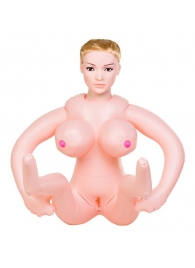 Надувная секс-кукла с реалистичной головой и поднятыми ножками - ToyFa - в Находке купить с доставкой
