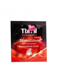 Разогревающий гель-лубрикант Stimulove Strong в одноразовой упаковке - 4 гр. - Биоритм - купить с доставкой в Находке