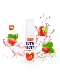 Гель-смазка Tutti-frutti с земляничным вкусом - 30 гр. - Биоритм - купить с доставкой в Находке
