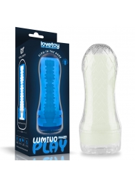 Светящийся в темноте мастурбатор Lumino Play Masturbator Ribbed - Lovetoy - в Находке купить с доставкой