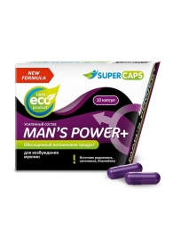 Возбуждающее средство для мужчин Mans Power plus - 10 капсул (0,35 гр.) +1 в подарок - SuperCaps - купить с доставкой в Находке