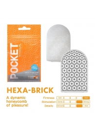 Карманный мастурбатор HEXA-BRICK - Tenga - в Находке купить с доставкой