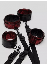 Изысканный набор фиксаций на кровати Reversible Under Mattress Restraint Set - Fifty Shades of Grey - купить с доставкой в Находке