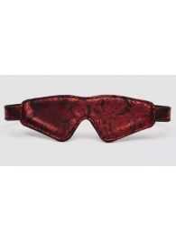 Двусторонняя красно-черная маска на глаза Reversible Faux Leather Blindfold - Fifty Shades of Grey - купить с доставкой в Находке