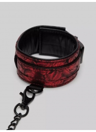 Красно-черные оковы Reversible Faux Leather Ankle Cuffs - Fifty Shades of Grey - купить с доставкой в Находке