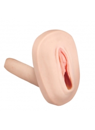 Мастурбатор-вагина с вибрацией и выносным пультом управления REALSTUFF SMOOTH   BALD - Dream Toys - в Находке купить с доставкой