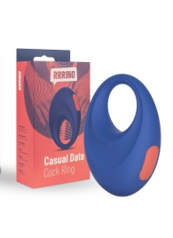 Синее эрекционное кольцо RRRING Casual Date Cock Ring - FeelzToys - в Находке купить с доставкой