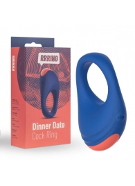 Синее эрекционное кольцо RRRING Dinner Date Cock Ring - FeelzToys - в Находке купить с доставкой