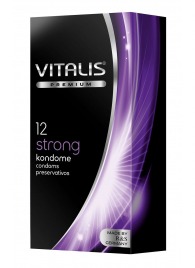 Презервативы с утолщённой стенкой VITALIS PREMIUM strong - 12 шт. - Vitalis - купить с доставкой в Находке
