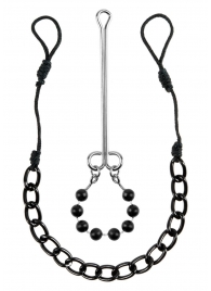 Интимные украшения с бусинами NIPPLE   CLIT JEWELRY - Pipedream - купить с доставкой в Находке