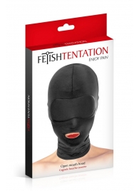 Сплошная маска на голову с прорезью для рта - Fetish Tentation - купить с доставкой в Находке