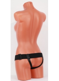 Универсальные черные трусики для страпона - БДСМ Арсенал - купить с доставкой в Находке