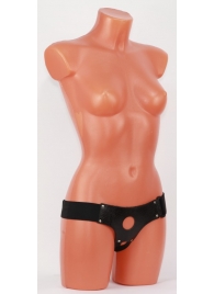 Универсальные черные трусики для страпона - БДСМ Арсенал - купить с доставкой в Находке