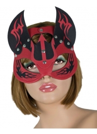 Маска дьяволицы с рожками - LOVETOY (А-Полимер) - купить с доставкой в Находке