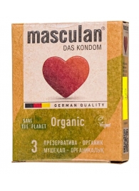Экологически чистые презервативы Masculan Organic - 3 шт. - Masculan - купить с доставкой в Находке