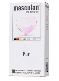 Супертонкие презервативы Masculan Pur - 10 шт. - Masculan - купить с доставкой в Находке