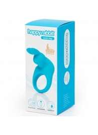 Голубое эрекционное виброкольцо Happy Rabbit Rechargeable Rabbit Cock Ring - Happy Rabbit - в Находке купить с доставкой