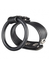 Двойное кольцо выносливости на пенис DUAL STAMINA RING - BlueLine - в Находке купить с доставкой