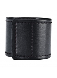 Хомут-утяжка для мошонки из искусственной кожи на липучке VELCRO BALL STRETCHER- 4 см. - BlueLine - в Находке купить с доставкой