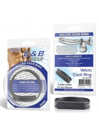 Кольцо на пенис из искусственной кожи на липучке VELCRO COCK RING - 5 см. - BlueLine - в Находке купить с доставкой