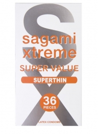 Ультратонкие презервативы Sagami Xtreme Superthin - 36 шт. - Sagami - купить с доставкой в Находке