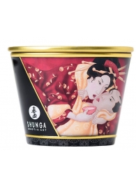 Массажная  свеча Sparkling Strawberry Wine с ароматом клубничного вина - 170 мл. - Shunga - купить с доставкой в Находке