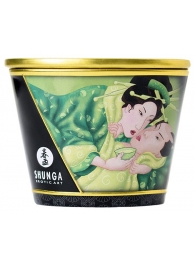 Массажная свеча Exotic Green Tea с ароматом зелёного чая - 170 мл. - Shunga - купить с доставкой в Находке