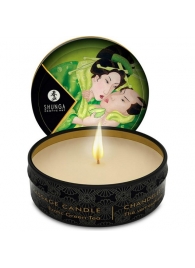Массажная свеча Exotic Green Tea с ароматом зелёного чая - 30 мл. - Shunga - купить с доставкой в Находке
