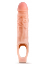 Телесная насадка на пенис 9 Inch Cock Sheath Extender - 22,2 см. - Blush Novelties - в Находке купить с доставкой