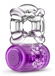 Фиолетовое эрекционное виброкольцо One Night Stand Vibrating C-Ring - Blush Novelties - в Находке купить с доставкой