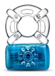 Синее эрекционное виброкольцо One Night Stand Vibrating C-Ring - Blush Novelties - в Находке купить с доставкой