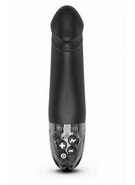 Черный вибратор с электростимуляцией Real Deal Neal - 16,5 см. - MyStim - купить с доставкой в Находке