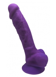 Фиолетовый фаллоимитатор Model 1 - 17,6 см. - Adrien Lastic