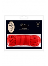 Красная веревка для фиксации - 10 м. - Sweet Caress - купить с доставкой в Находке
