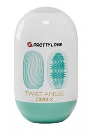 Бирюзовый мастурбатор-яйцо Twist Angel - Baile - в Находке купить с доставкой