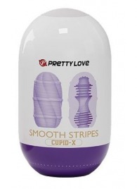Сиреневый мастурбатор-яйцо Smooth Stripes - Baile - в Находке купить с доставкой