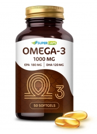 Пищевая добавка SuperCaps OMEGA-3 - 50 капсул (1000 мг) - SuperCaps - купить с доставкой в Находке