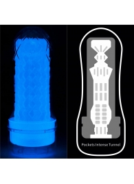 Светящийся в темноте мастурбатор Lumino Play Masturbator Pocketed - Lovetoy - в Находке купить с доставкой