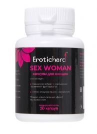 Капсулы для женщин Erotichard sex woman - 20 капсул (0,370 гр.) - Erotic Hard - купить с доставкой в Находке