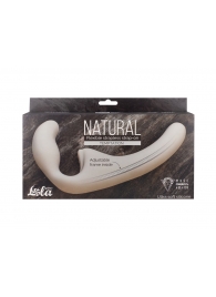 Бежевый безремневой страпон Temptation - Lola Games - купить с доставкой в Находке