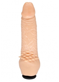 Телесная насадка-фаллос с шипами для массажа клитора - 17,8 см. - LOVETOY (А-Полимер) - купить с доставкой в Находке