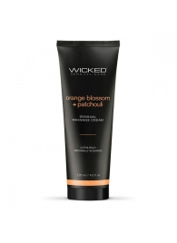 Массажный легкий крем WICKED Orange Blossom plus Patchouli - 120 мл. - Wicked - купить с доставкой в Находке