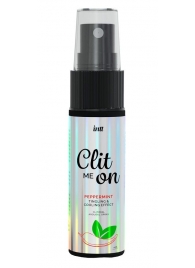 Клиторальный возбуждающий спрей Clit Me On Peppermint - 12 мл. - INTT - купить с доставкой в Находке