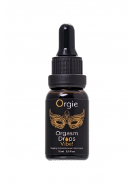 Возбуждающий гель для клитора ORGIE Orgasm Drops Vibe - 15 мл. - ORGIE - купить с доставкой в Находке
