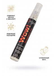 Оральный спрей ORGIE Wow! Strawberry Ice Blowjob Spray с охлаждающим и возбуждающим эффектом - 10 мл. - ORGIE - купить с доставкой в Находке