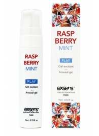 Возбуждающий гель Raspberry Mint с ароматом малины и мяты - 15 мл. - Exsens - купить с доставкой в Находке