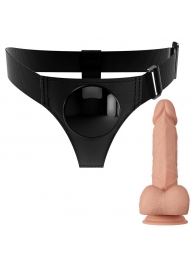 Телесная насадка на поясе со стыковочной платформой Jerry - 21,8 см. - Baile - купить с доставкой в Находке