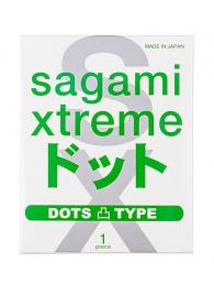 Презерватив Sagami Xtreme Type-E с точками - 1 шт. - Sagami - купить с доставкой в Находке