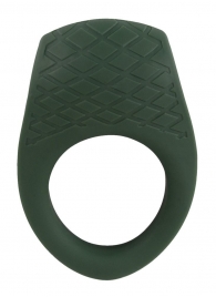 Зеленое эрекционное виброкольцо Luxurious Vibro Cock Ring - Orion - в Находке купить с доставкой